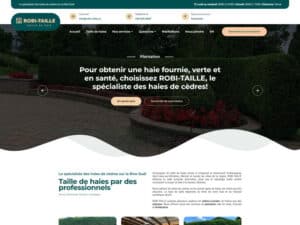 Robitaille Taille de haies de cèdre