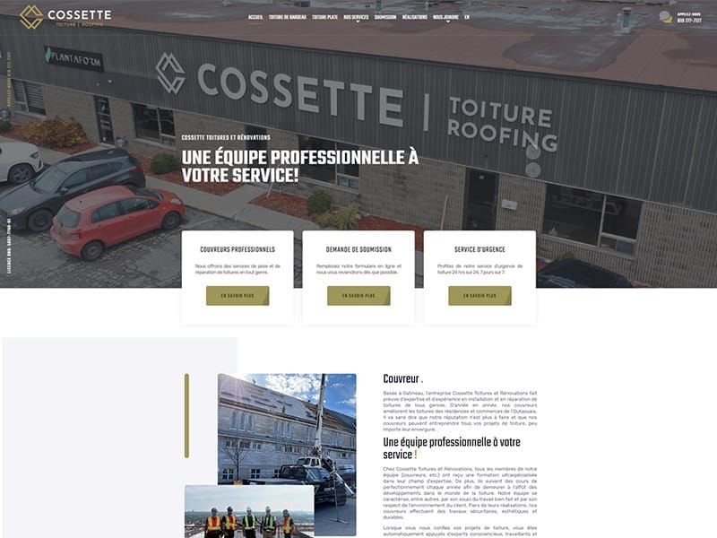 Cossette Toitures & Renovations