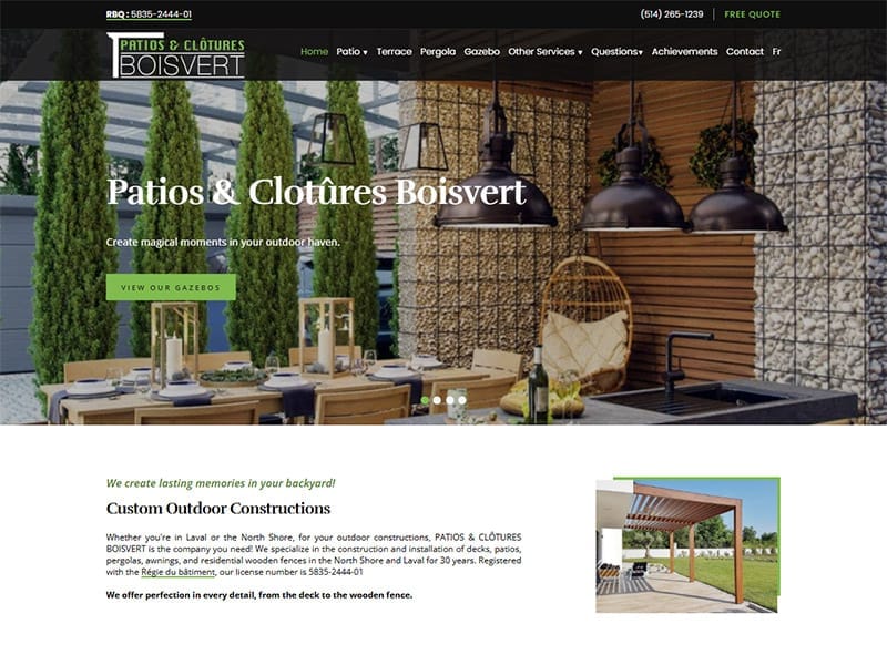Patio & Clôtures Boisvert