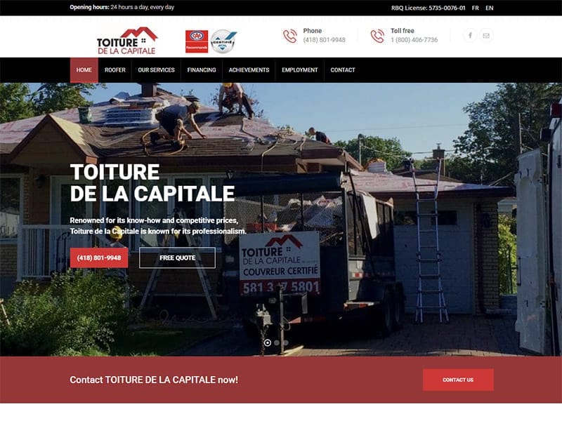 Toiture de la Capitale